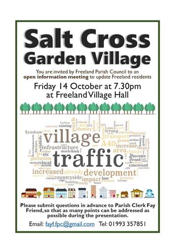  - Recordings and slides from Salt Cross and 20mph information meeting 14 October, 7.30pm
